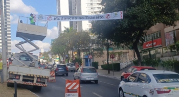 Prefeitura altera sentido de vias no entorno da Avenida Jamel Cecílio 